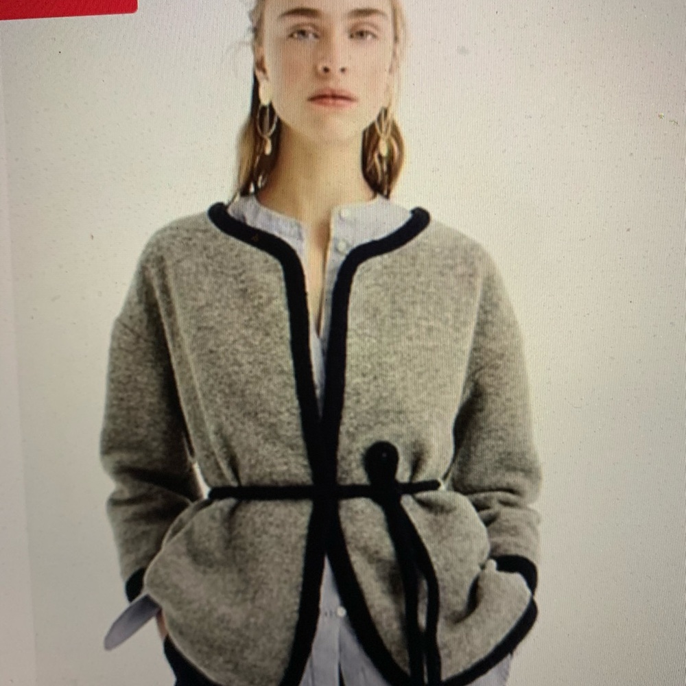 NWT wool J. Crew sweater jacket
